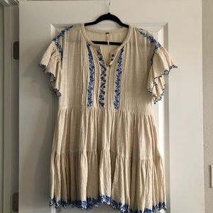 Free People Embroidered Dress